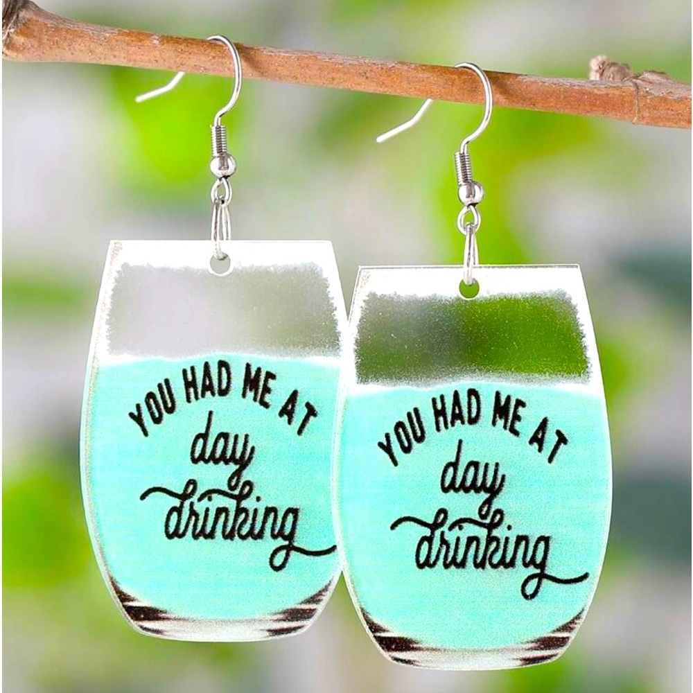 CLEARANCE NWOT Graphic Dangle Earrings